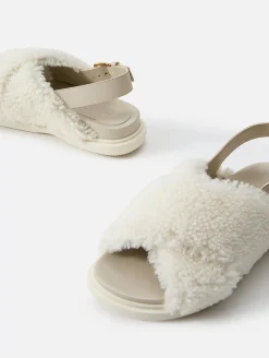 Shearling Fussbett Sandal