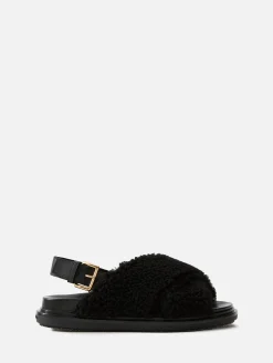 Shearling Fussbett Sandal