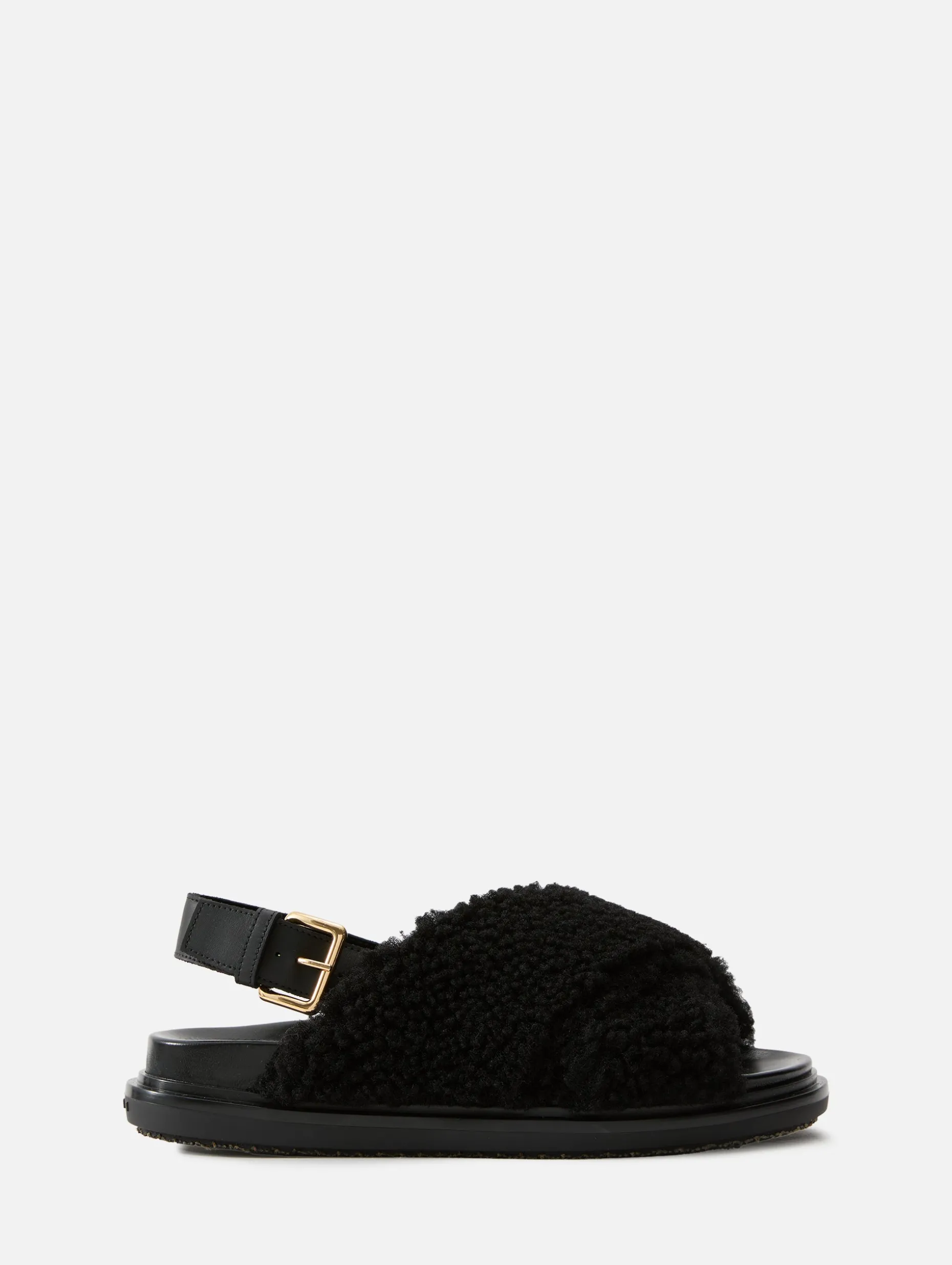 Shearling Fussbett Sandal