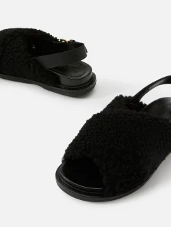 Shearling Fussbett Sandal