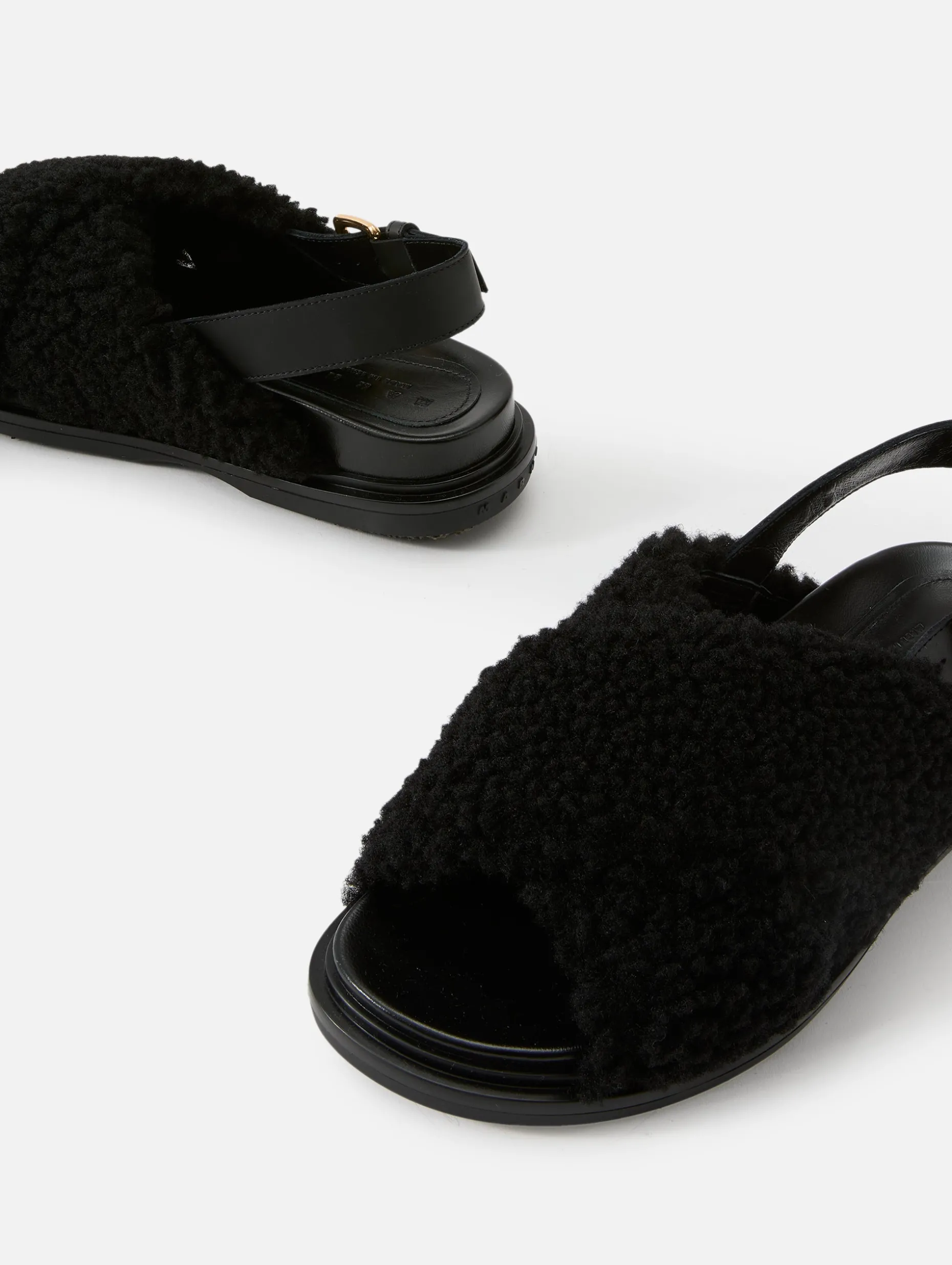 Shearling Fussbett Sandal