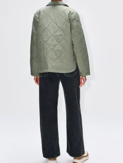 Short Quilted Blouson Jacket