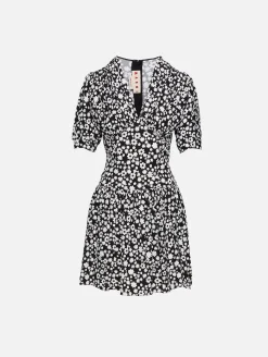 Short Sleeve Floral Dress