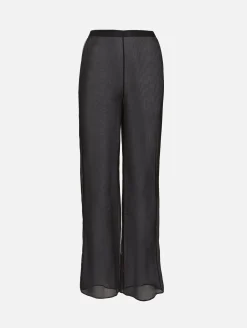 Silk Chiffon Bias Trouser