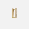Single Rectangular Diamond Hoop