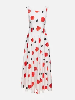 Sleeveless Floral Dress