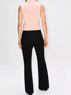 Sleeveless Knit Polo Shirt