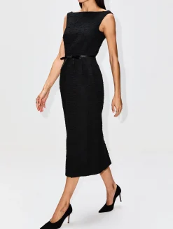Sleeveless Midi Pencil Dress