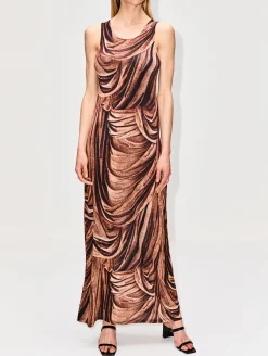 Sleeveless Patterned Dress