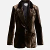 Slim Velvet Blazer