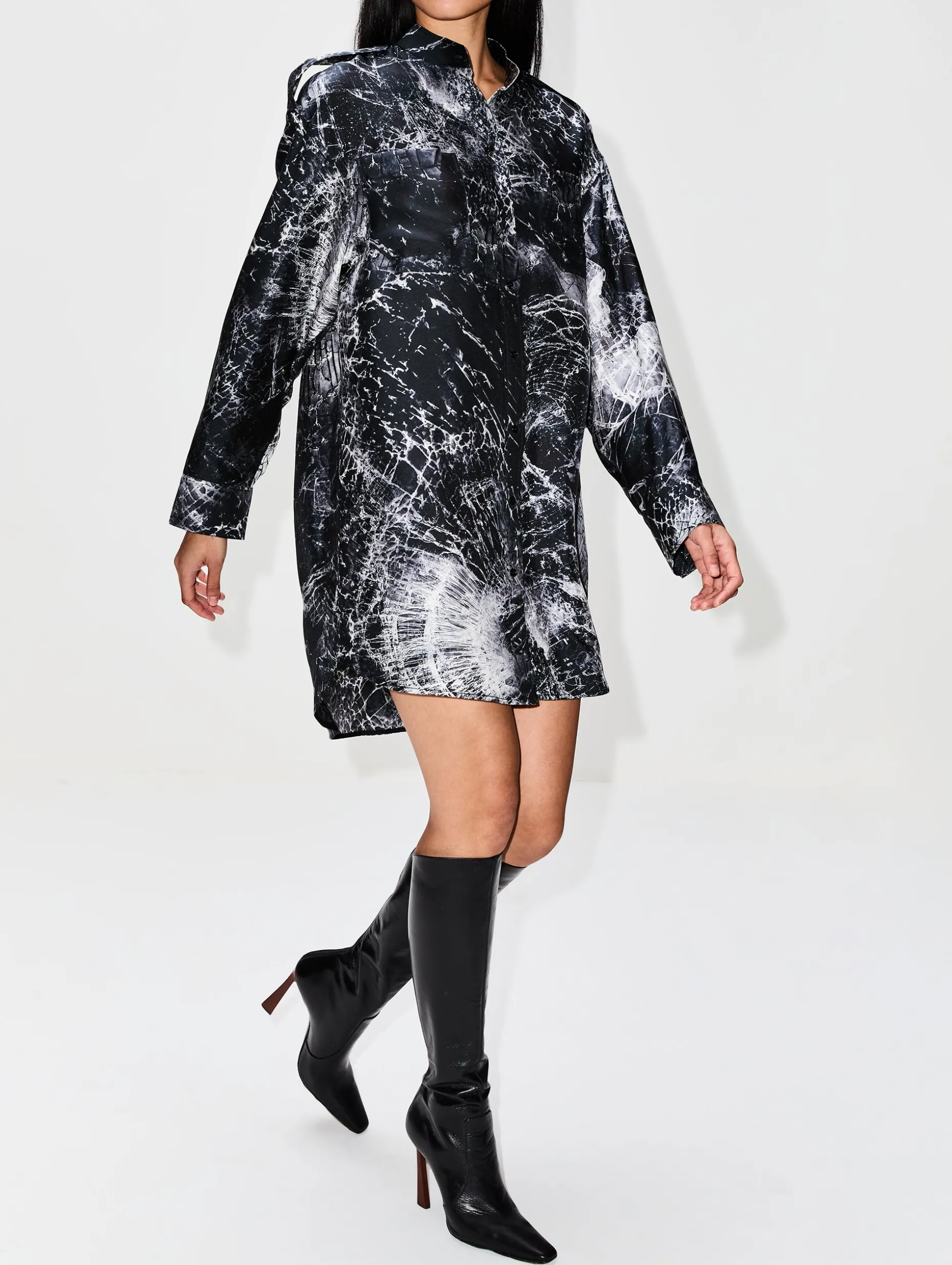 Smashed Screen Day Dress