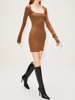 Square Neck Mini Dress