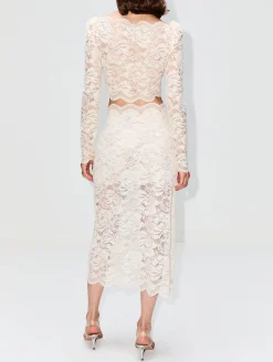 Stretch Lace Crop Top