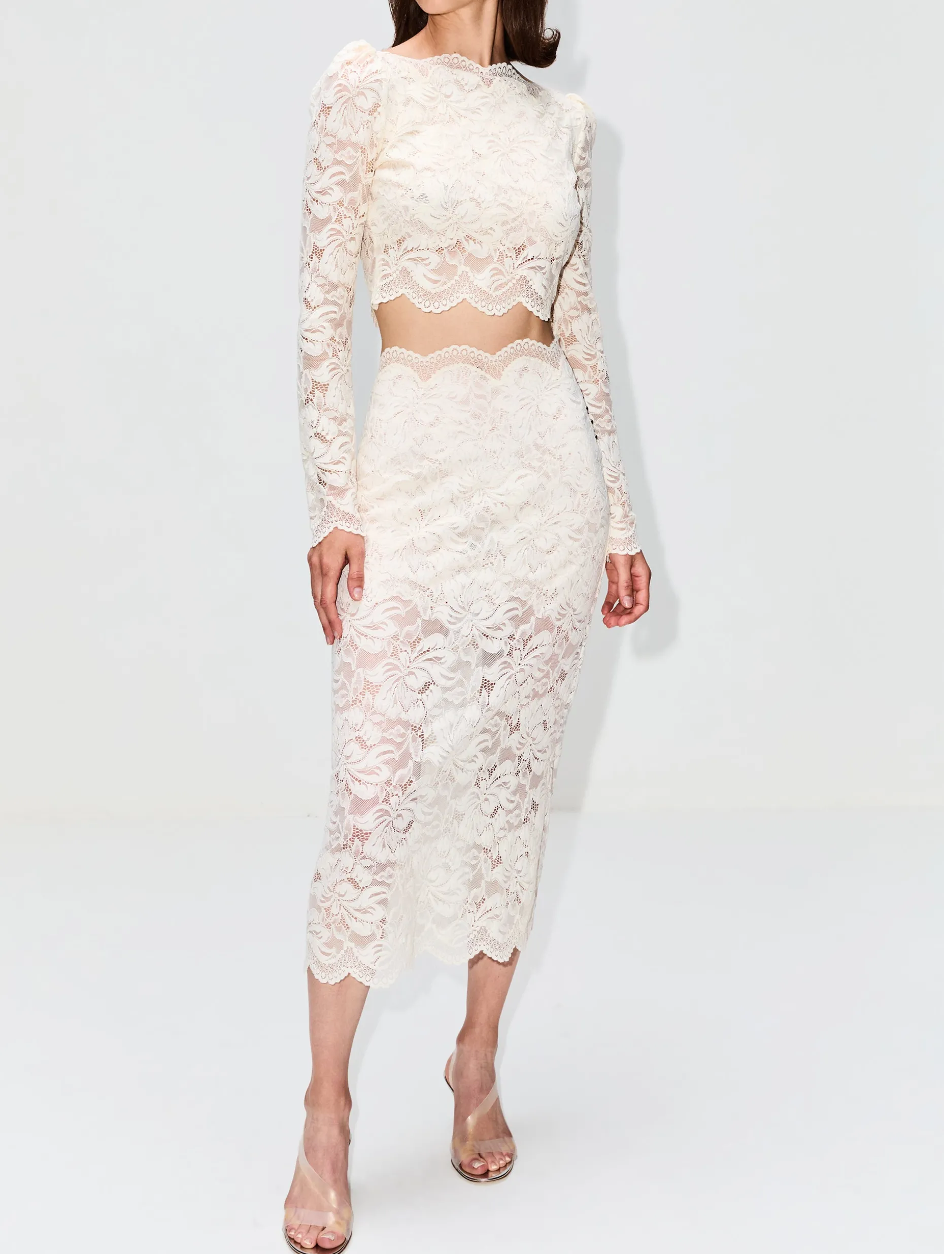 Stretch Lace Skirt