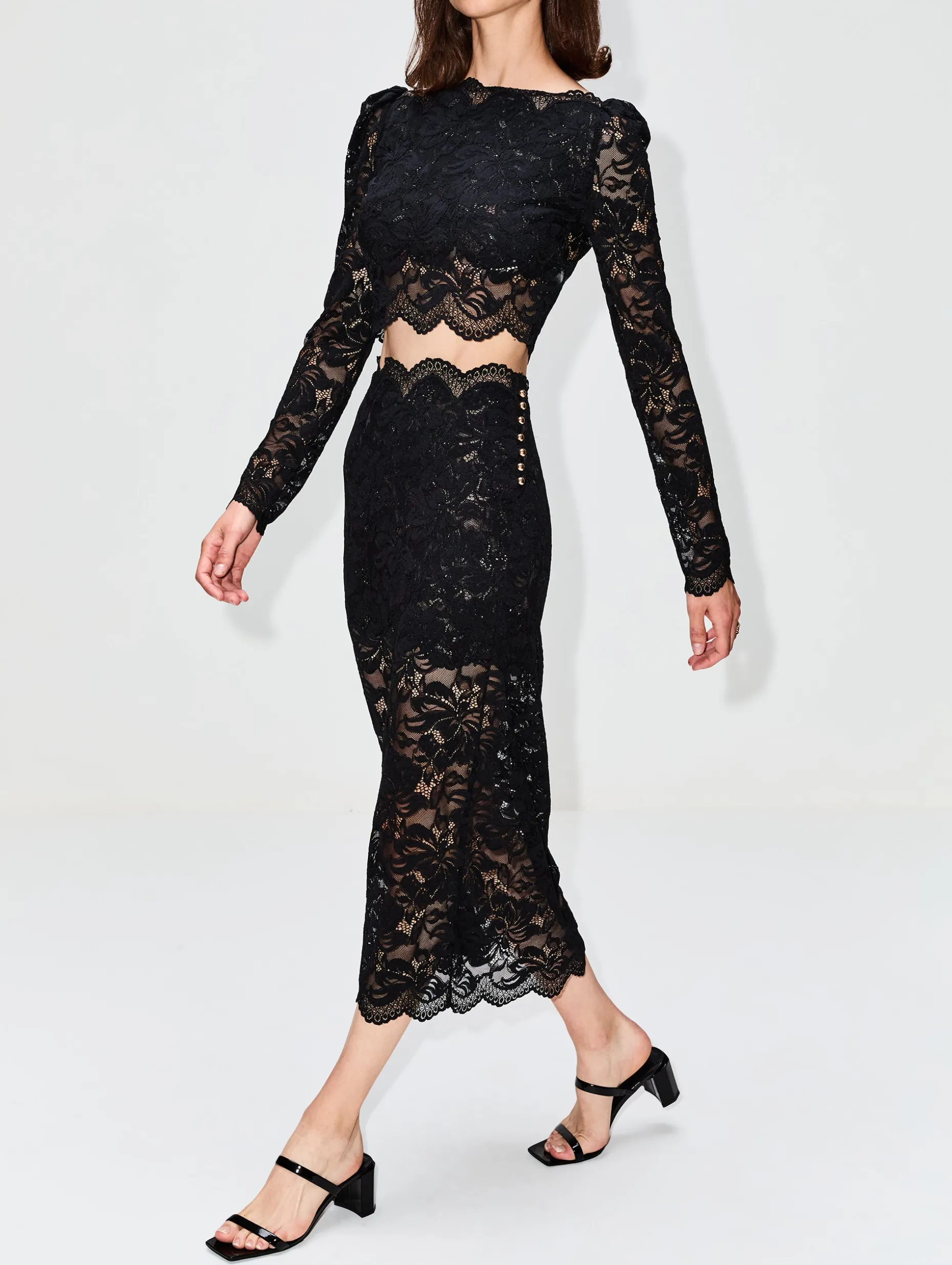 Stretch Lace Skirt