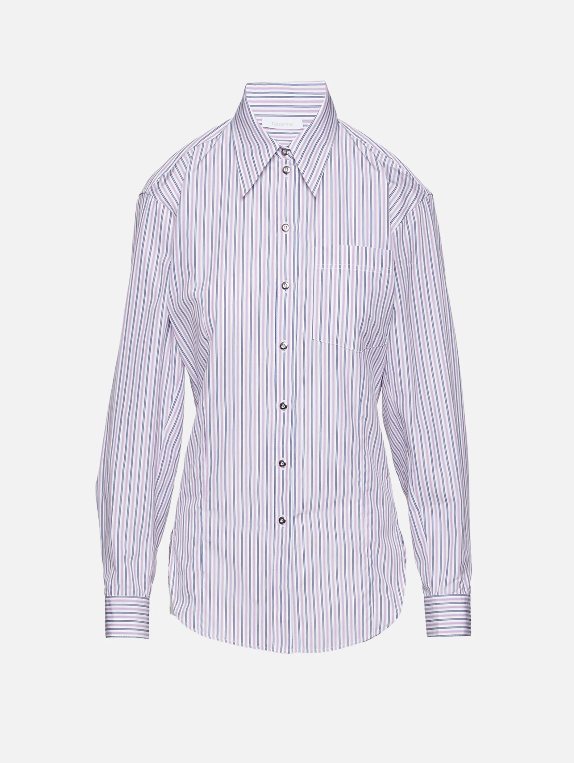 Stripe Button Up Top