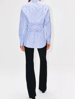 Stripe Button Up Top