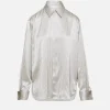 Stripe Silk Blouse