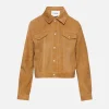 Suede Baby Trucker Jacket