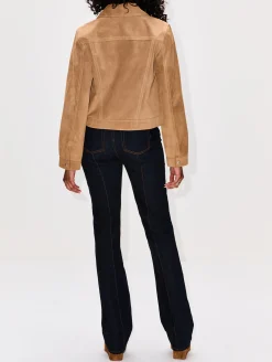 Suede Baby Trucker Jacket