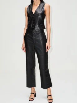Tailored Leather Vest