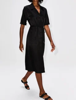 Tatum Camp Collar Midi Dress
