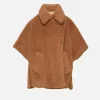 Tebe Shearling Cropped Sleeve Coat