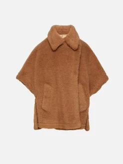 Tebe Shearling Cropped Sleeve Coat