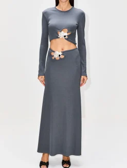 Trio Stone Cropped Top