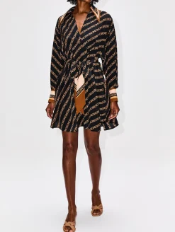 Tuck Mini Shirt Dress