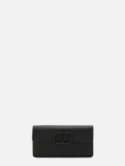 V Logo Signature Wallet