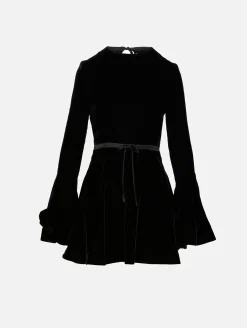 Velour Fluid Dress