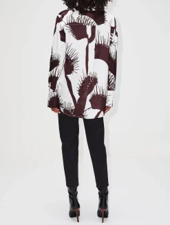 Venus Print Satin Shirt
