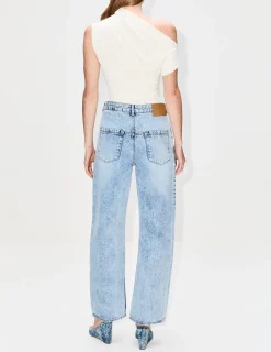 Wide Leg Column Jean
