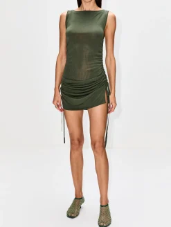 Yolanda Ruched Mini Dress