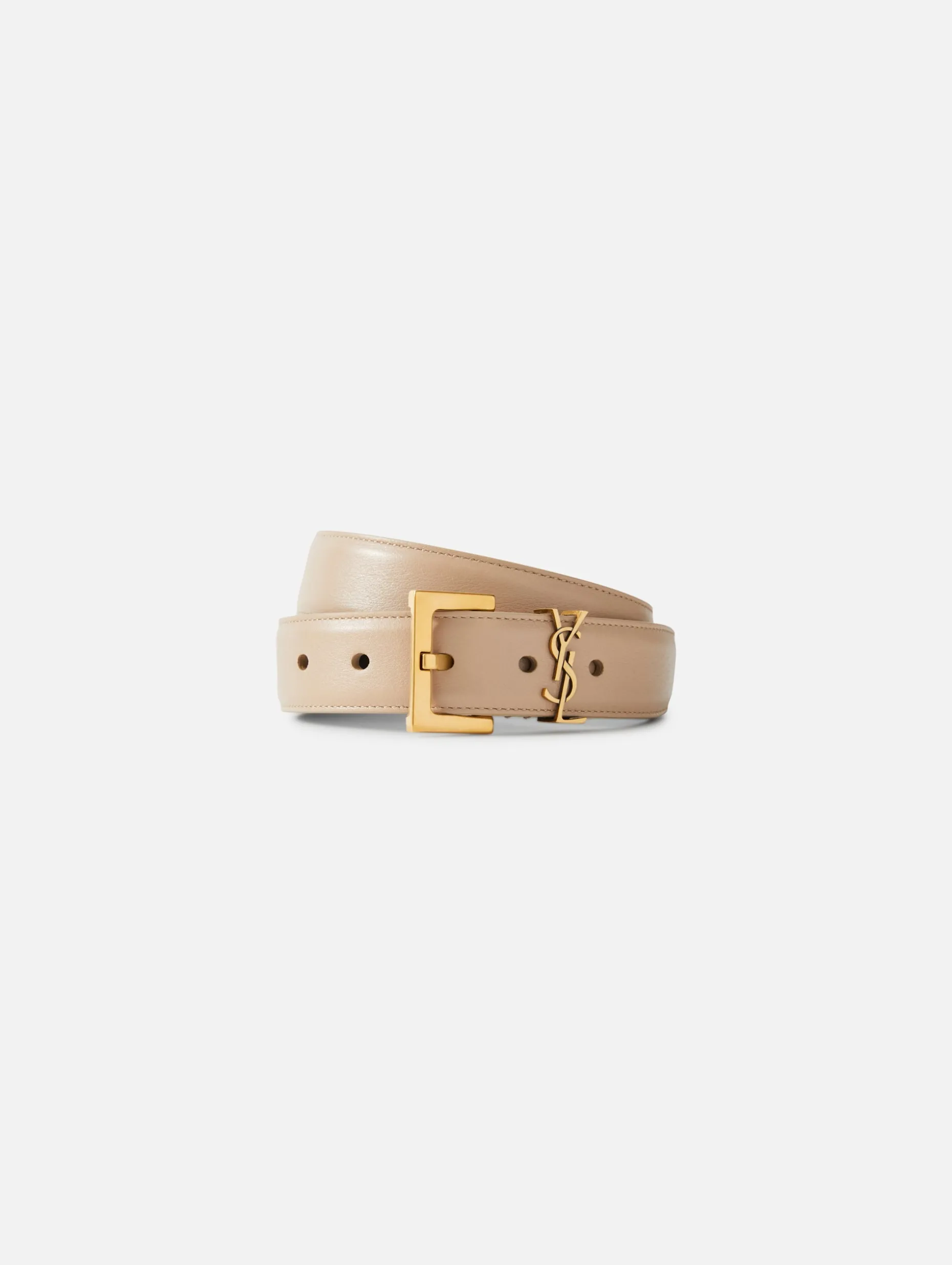YSL 3CM Logo Belt