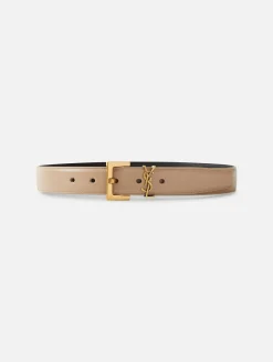 YSL 3CM Logo Belt