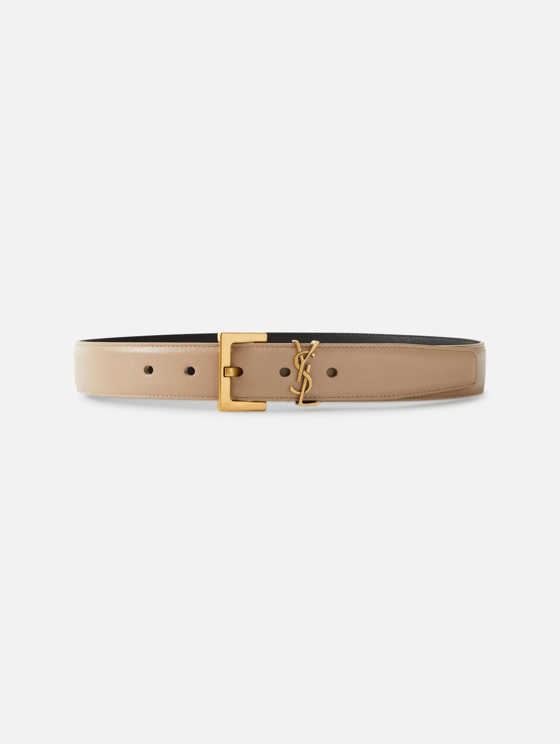 YSL 3CM Logo Belt