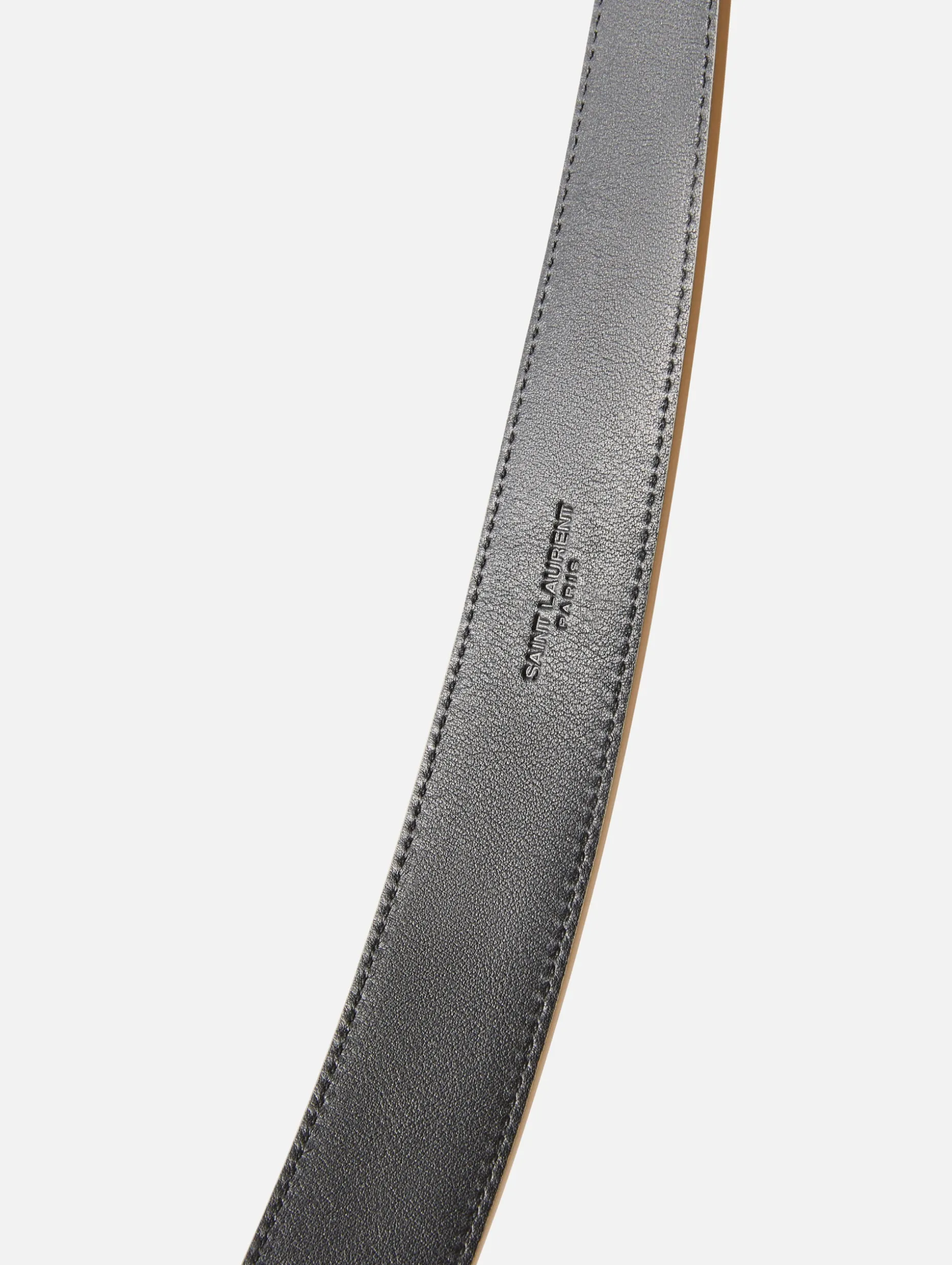 YSL 3CM Logo Belt