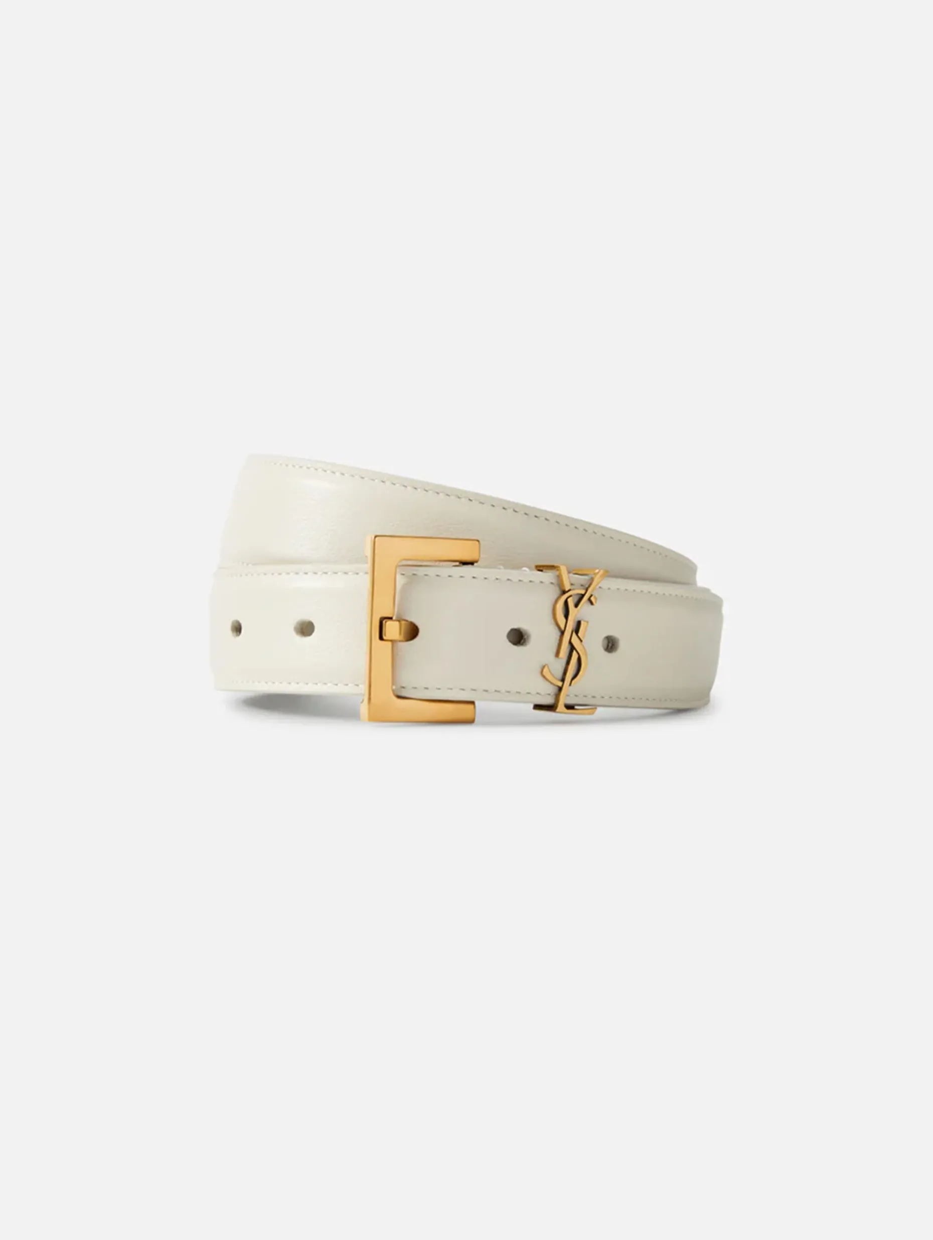 YSL 3CM Logo Belt