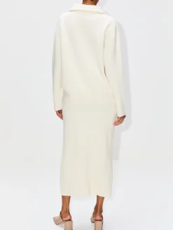 Zip Up Maxi Skirt